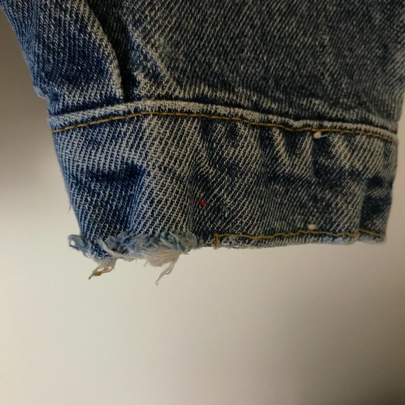 Vintage Harley Davidson Eagle Denim Jacket Motorcycles Adult Blue Medium Biker - Picture 8 of 16